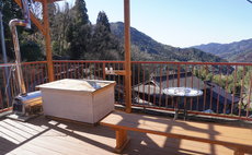 Sky Tea House private room with balcony