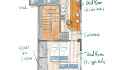 浅草・上野散策に最適 駅徒歩4分 ／最大12名可