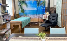 富山湾が見える高台の滑川の一軒家の和室(女性 ・ペアOK)